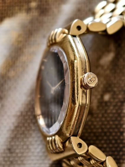 Christian Dior lady watch gold plated 10 M แท้ อุปกรณ์ครบ รูปที่ 5
