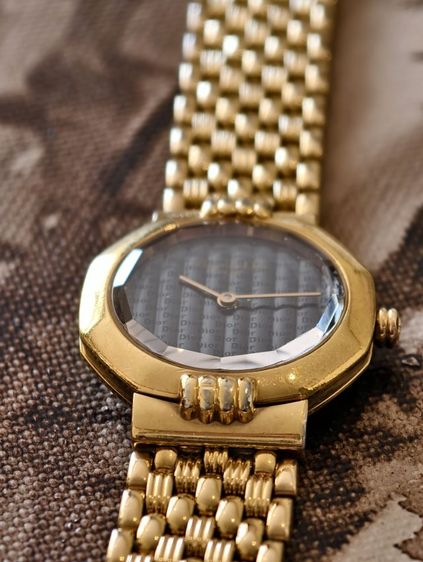 Christian Dior lady watch gold plated 10 M แท้ อุปกรณ์ครบ รูปที่ 7