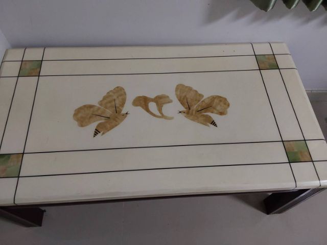 โต๊ะกลางท็อปหินอ่อน มือสอง สภาพสวย แข็งแรง ทนทาน ขนาดความกว้าง 65 ซ.ม.×ยาว 120 ซ.ม.×สูง 45 ซ.ม. รูปที่ 5