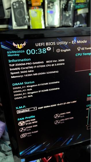  MAINBOARD ASUS Z390M-PRO i7-9700K รูปที่ 10