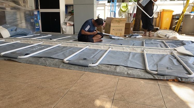 Intex 26784 Prism Frame Rectangular Pools ระบบกรองไส้กรอง รูปที่ 5