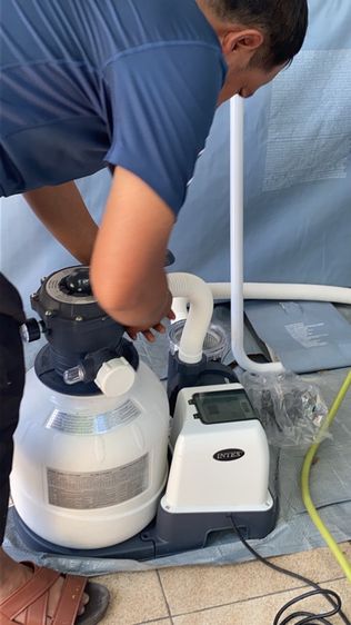 Intex 26784 Prism Frame Rectangular Pools ระบบกรองไส้กรอง รูปที่ 7