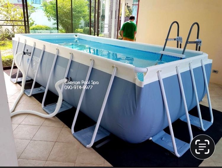 Intex 26784 Prism Frame Rectangular Pools ระบบกรองไส้กรอง รูปที่ 10