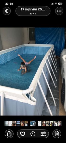 อื่นๆ Intex 26784 Prism Frame Rectangular Pools ระบบกรองไส้กรอง