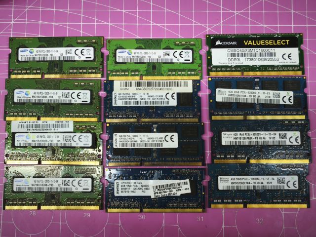 ที่เก็บข้อมูลและเมมโมรี่การ์ด RAM Notebook ddr3, ddr4 4-8GB