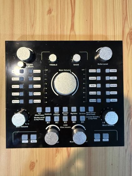 external sound card (เครื่องมิกซ์เสียงขนาดเล็ก)