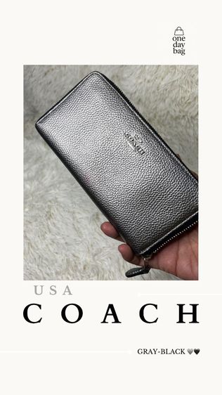 ไม่ระบุ อื่นๆ กระเป๋าตังค์ coach (แท้)