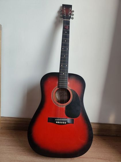 ขายกีตาร์โปร่ง Kapok (Red Sunburst) รูปที่ 2