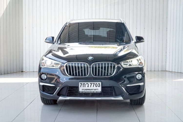 รถ BMW X1 2.0 sDrive18d xLine สี ดำ