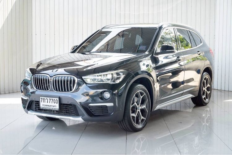 BMW X1 2017 2.0 sDrive18d xLine Utility-car ดีเซล ไม่ติดแก๊ส เกียร์อัตโนมัติ ดำ รูปที่ 2