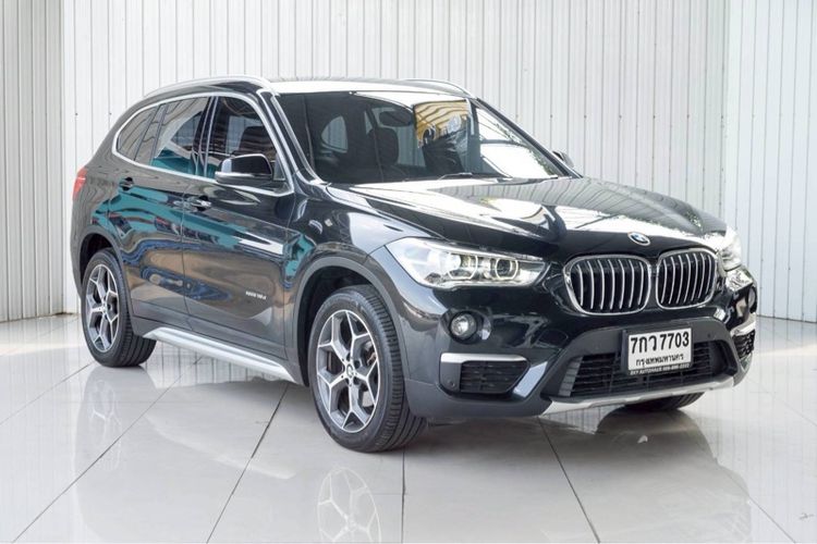 BMW X1 2017 2.0 sDrive18d xLine Utility-car ดีเซล ไม่ติดแก๊ส เกียร์อัตโนมัติ ดำ รูปที่ 3