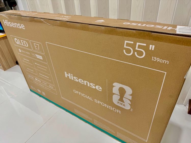 Hisense QLED 4K 55 นิ้ว มือ1 ผลิตปีนี้ 2026 Smart TV Quantum Dot ประกันศูนย์ 3 ปี model ล่าสุด รูปที่ 4