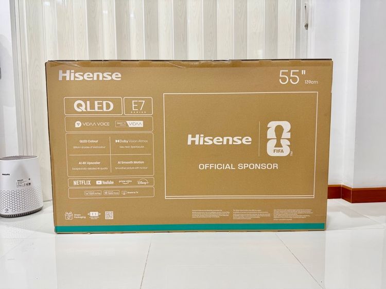 อื่นๆ Hisense QLED 4K 55 นิ้ว มือ1 ผลิตปีนี้ 2026 Smart TV Quantum Dot ประกันศูนย์ 3 ปี model ล่าสุด