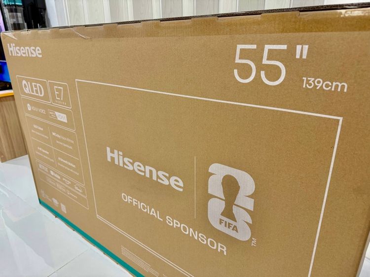 Hisense QLED 4K 55 นิ้ว มือ1 ผลิตปีนี้ 2026 Smart TV Quantum Dot ประกันศูนย์ 3 ปี model ล่าสุด รูปที่ 8