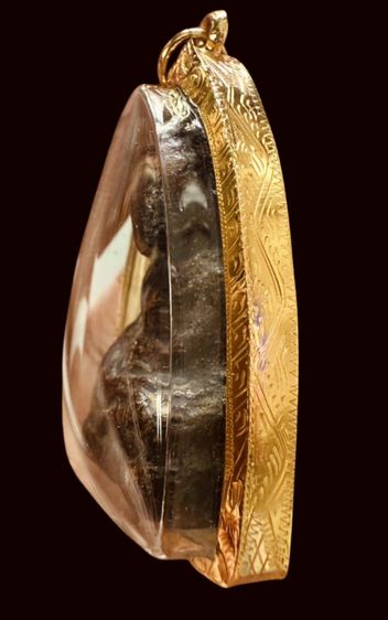 พระกรุวัดตะไกร พิมพ์ใหญ่ หน้าฤาษี เลี่ยมทองแท้ พร้อมใช้ รูปที่ 3