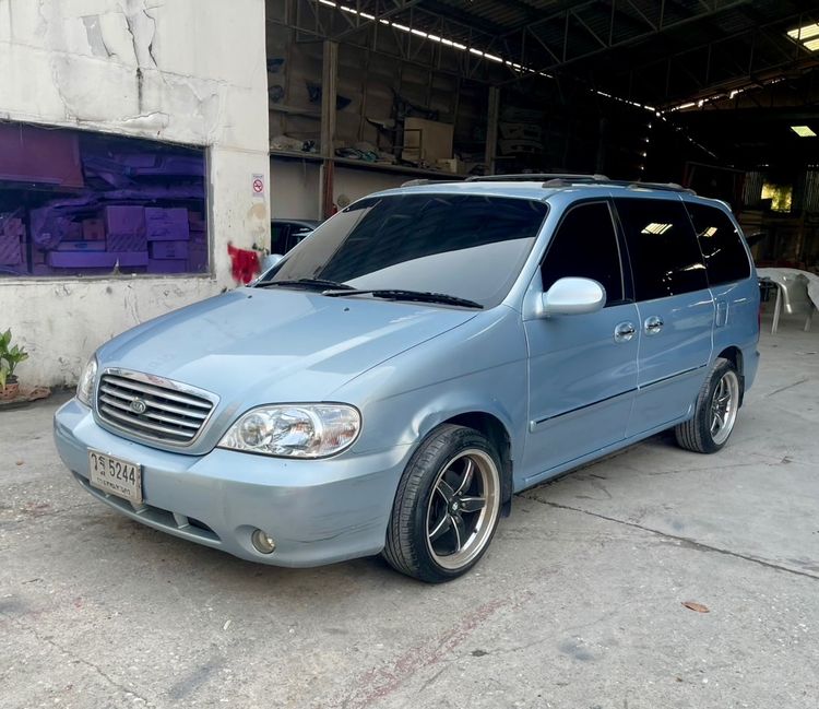 Kia Carnival 2002 2.4 GS Utility-car เบนซิน LPG เกียร์อัตโนมัติ ฟ้า รูปที่ 3