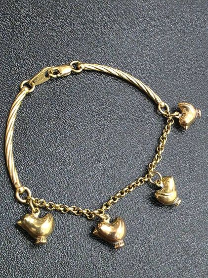 สร้อยข้อมือกึ่งกำไลทอง 18k รูปที่ 2