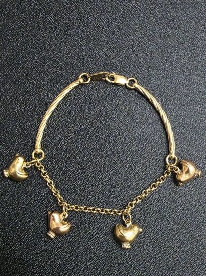 สร้อยข้อมือกึ่งกำไลทอง 18k