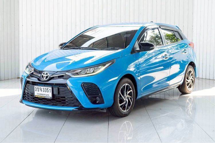 Toyota Yaris 2022 1.2 Sport Sedan เบนซิน ไม่ติดแก๊ส เกียร์อัตโนมัติ น้ำเงิน รูปที่ 4