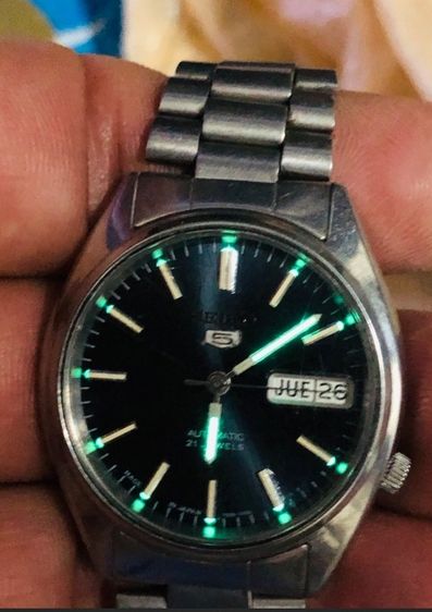 Seiko 5  Automatic หน้าดำ Day Date รูปที่ 2