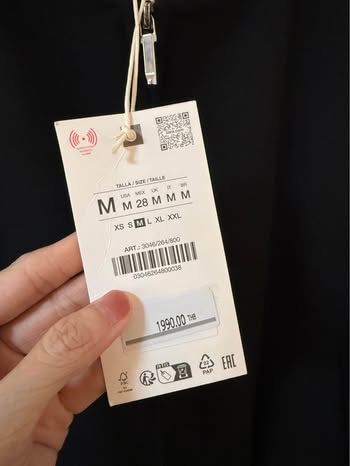 ZARA Black Jacket (ใหม่ ป้ายยังอยู่ 1,990 ส่งต่อแค่ 1,390) รูปที่ 3