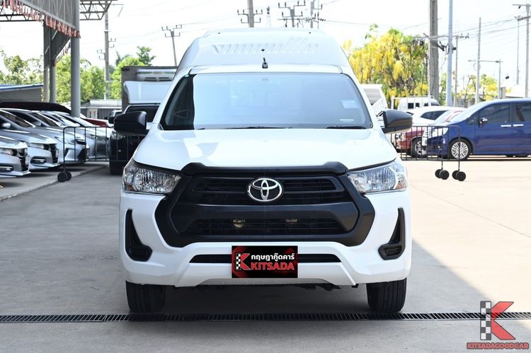 Toyota Hilux Revo 2020 2.4 Entry Pickup ดีเซล ไม่ติดแก๊ส เกียร์อัตโนมัติ ขาว รูปที่ 2