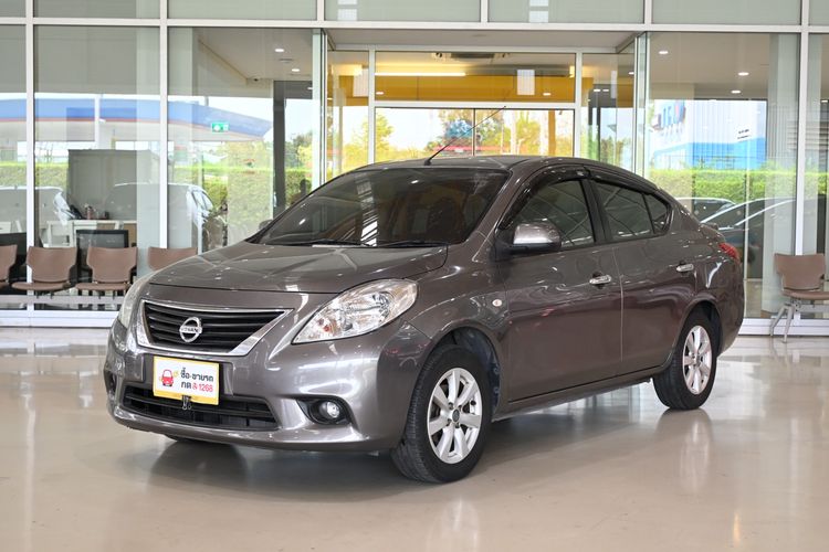 Nissan Almera 2012 1.2 V Sedan เบนซิน LPG เกียร์อัตโนมัติ น้ำตาล รูปที่ 4