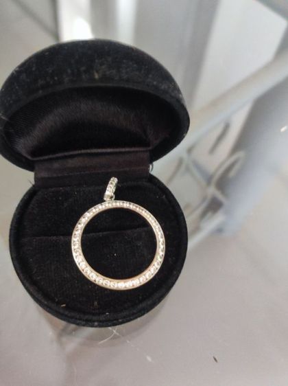 จี้ล้อมเพชรสังเคราะห์เงินแท้ รูปที่ 2