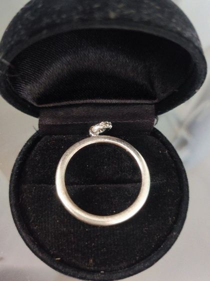 จี้ล้อมเพชรสังเคราะห์เงินแท้ รูปที่ 3