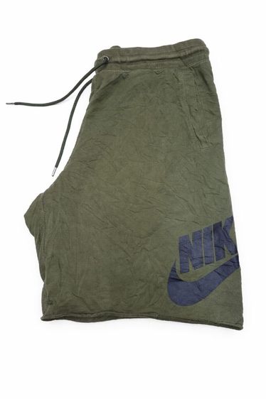 กางเกงขาสั้น Nike สีเขียวทหาร แบรนด์ตัดป้ายเกรดเอ รูปที่ 3