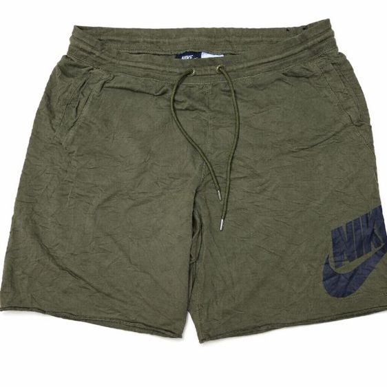 กางเกงขาสั้น Nike สีเขียวทหาร แบรนด์ตัดป้ายเกรดเอ รูปที่ 2