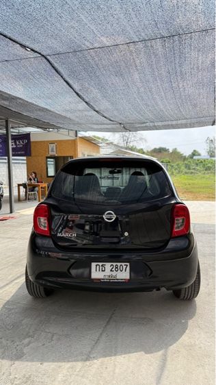 Nissan March 2018 1.2 S Sedan เบนซิน ไม่ติดแก๊ส เกียร์ธรรมดา ดำ รูปที่ 4