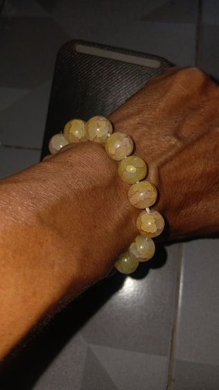 สร้อยข้อมือหินนำโชคไหมทองตามภาพ รูปที่ 2