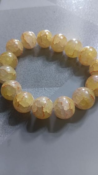 สร้อยข้อมือหินนำโชคไหมทองตามภาพ รูปที่ 4