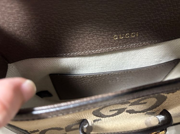 Gucci horsetib 1995 แท้ปี2025 ตำหนิสายผ้าหาย รูปที่ 7