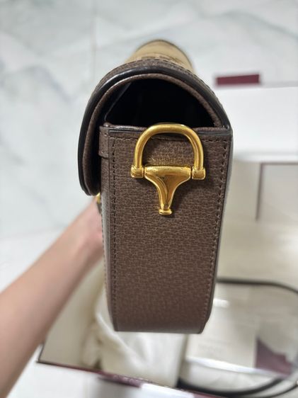 Gucci horsetib 1995 แท้ปี2025 ตำหนิสายผ้าหาย รูปที่ 2