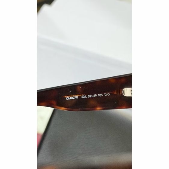 แค่ลอง Celine Triomphe CL40271I Sunglasses in Tortoise รูปที่ 3
