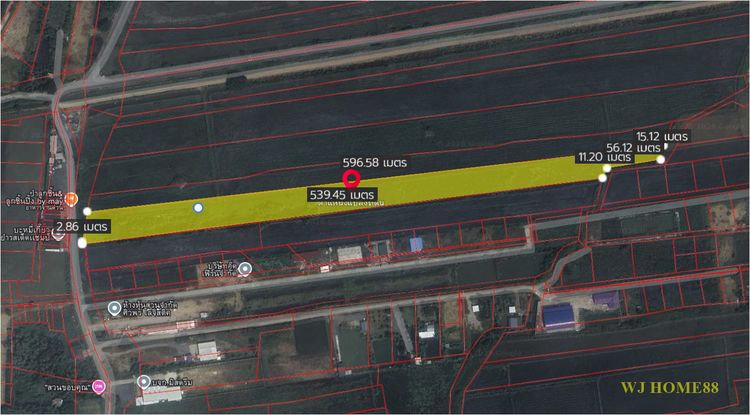 ขายที่ดิน 9 ไร่ ใกล้ตลาดกลางกุ้งอยุธยา  รูปที่ 2