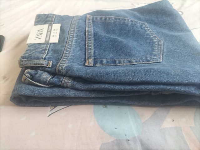 เกงยืนส์ขายาวทรงกระบอก ZARA Deninn Jeans Skimy รูปที่ 2