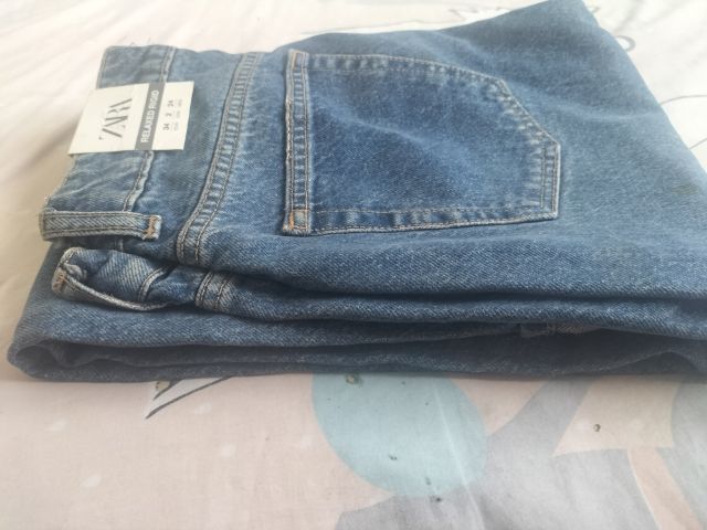 เกงยืนส์ขายาวทรงกระบอก ZARA Deninn Jeans Skimy