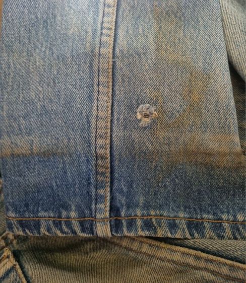 Levi's 701 ปี 89 W30 L30 ไม่เคยตัดขา มือเดียว รูปที่ 10