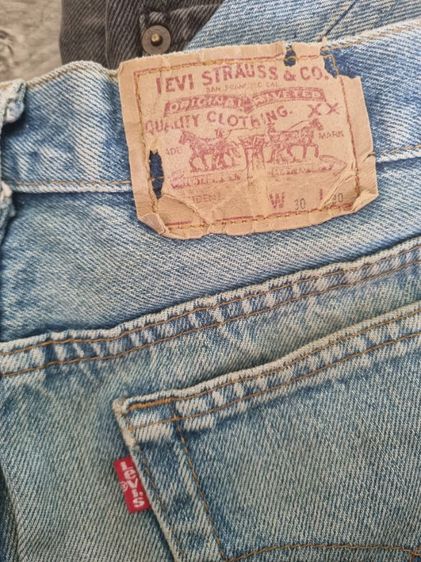 Levi's 701 ปี 89 W30 L30 ไม่เคยตัดขา มือเดียว รูปที่ 6
