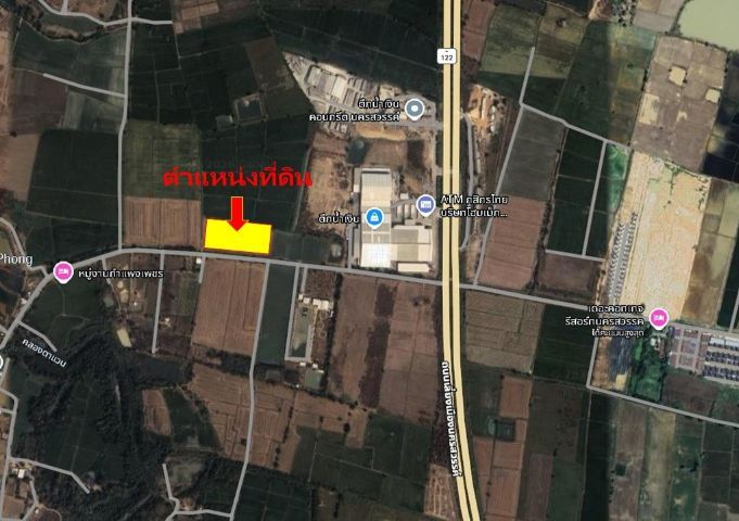 ใช่ ขายที่ดิน 10 ไร่ 1 งาน 51 ตร.วา ใกล้ SCG บุญถาวร ทำเลดี ติดถนน รูปที่ 2
