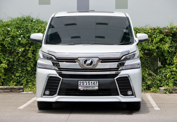 Toyota Vellfire 2016 2.5 Z G Edition Van เบนซิน ไม่ติดแก๊ส เกียร์อัตโนมัติ ขาว รูปที่ 2