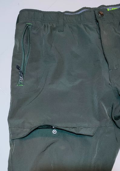 FieldCore กางเกงผ้าแห้งเร็วกันน้ำขายาว สีเขียวขี้ม้า รูปที่ 8