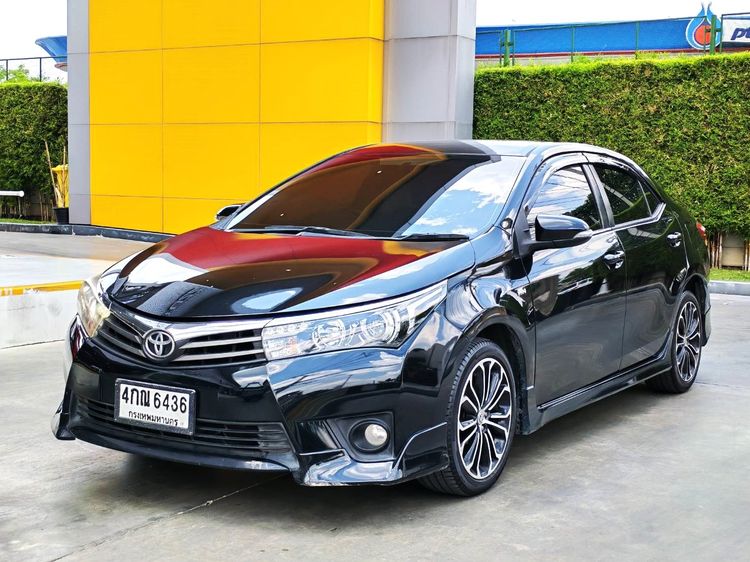 Toyota Altis 2014 1.8 S Sedan เบนซิน ไม่ติดแก๊ส เกียร์อัตโนมัติ ดำ รูปที่ 2