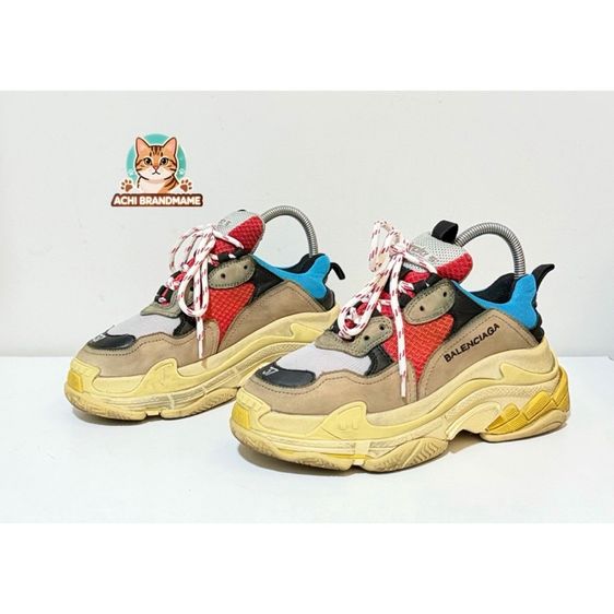 ขาว UK 4.5 | EU 37 1/3 | US 5 อื่นๆ รองเท้าผ้าใบBALENCIAGAของแท้มือสอง