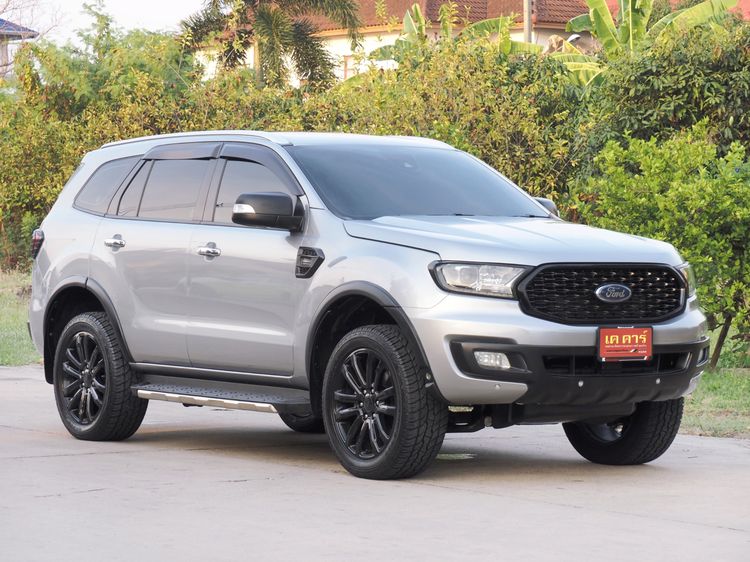 Ford Everest 2020 2.0 Titanium Plus Utility-car ดีเซล ไม่ติดแก๊ส เกียร์อัตโนมัติ เทา รูปที่ 3