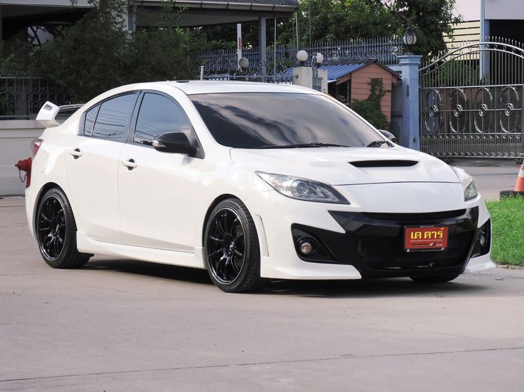 Mazda Mazda3 2013 2.0 Maxx Sedan เบนซิน ไม่ติดแก๊ส เกียร์อัตโนมัติ ขาว รูปที่ 3