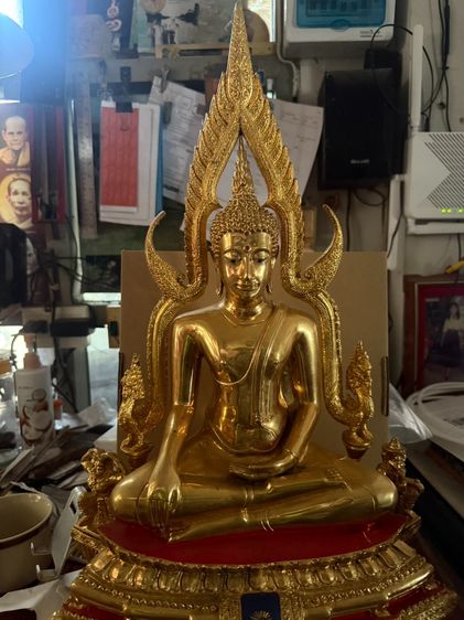 พระพุทธชินราช ภปร.9นิ้วน รุ่นปฎิสังขรณ์ ปี2534 รูปที่ 2